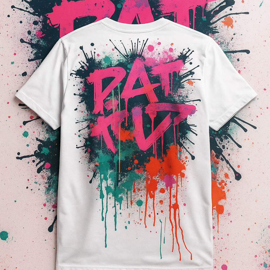 Graffiti Splash Streetwear T-Shirt