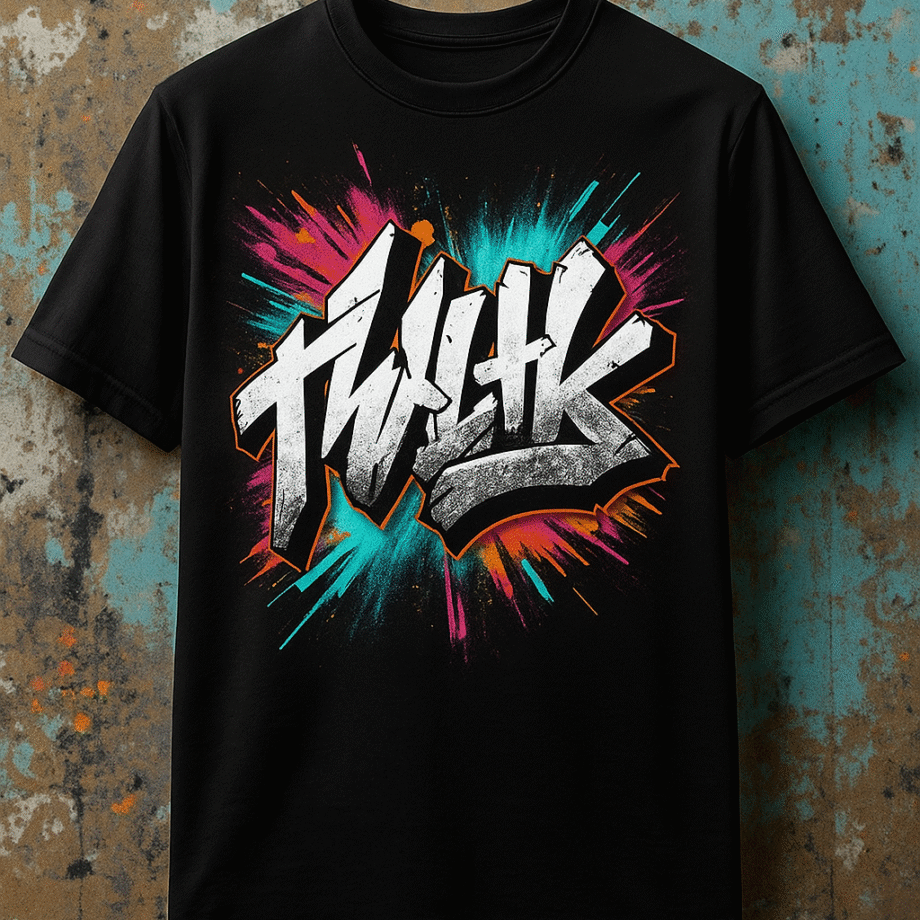 Graffiti Street Art Graphic T-Shirt