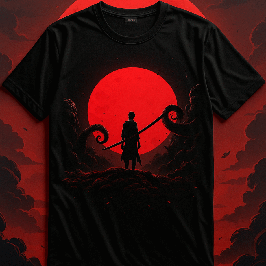 Dark Samurai Red Sun Graphic Tee
