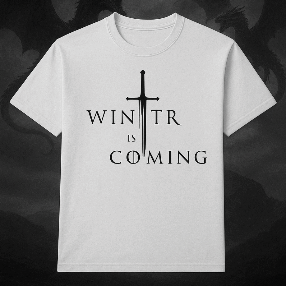 Winter is Coming Graphic T-Shirt – Game of Thrones Inspired Tee