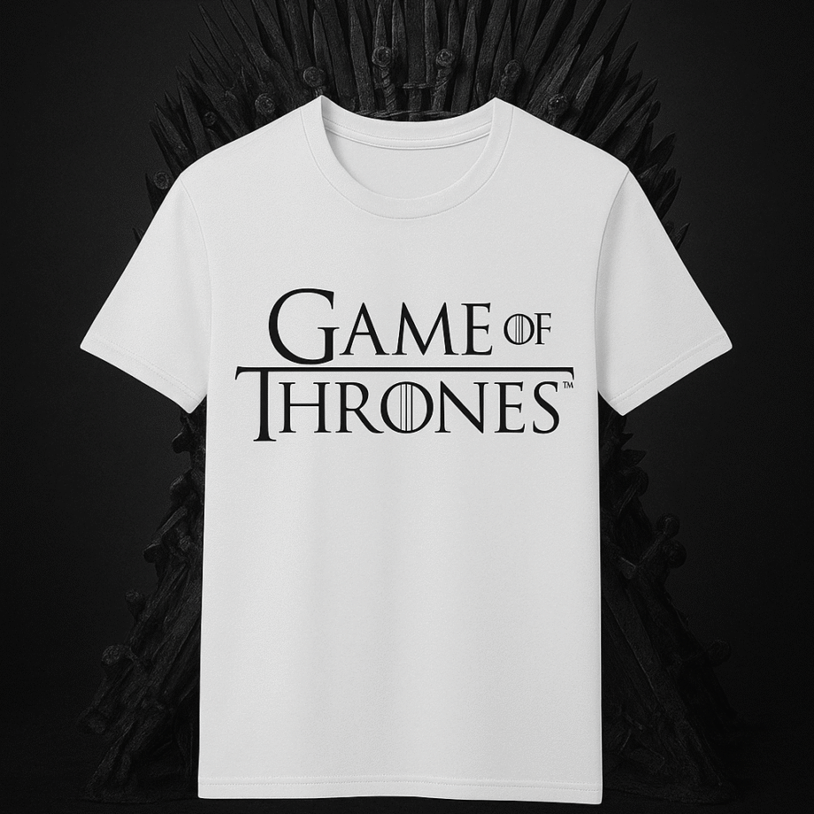 Game of Thrones™ Official Logo White Unisex T-Shirt