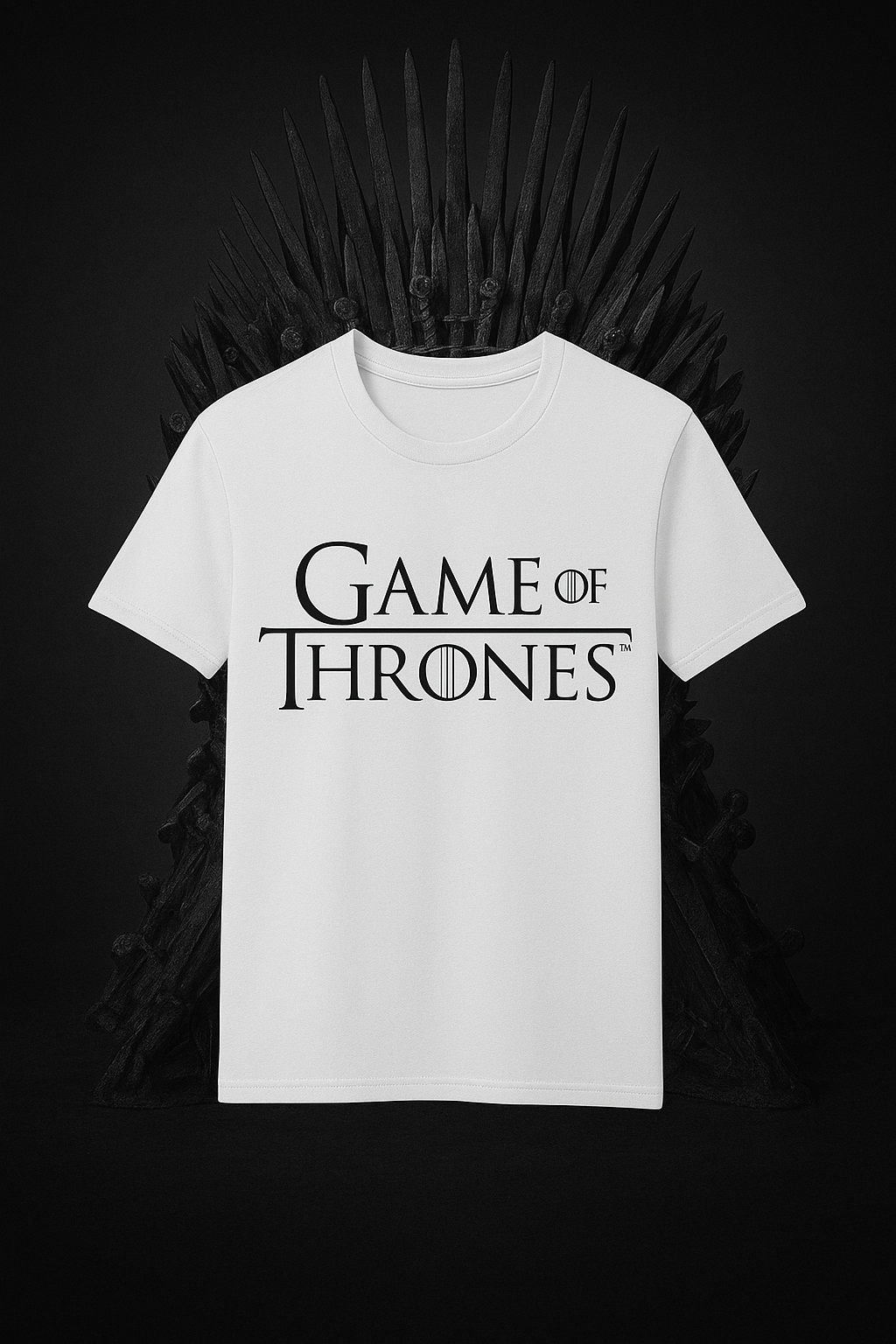 Game of Thrones™ Official Logo White Unisex T-Shirt