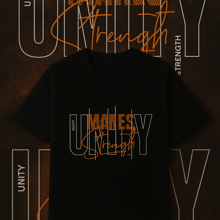 Unity Honesty Strength Graphic T-Shirt