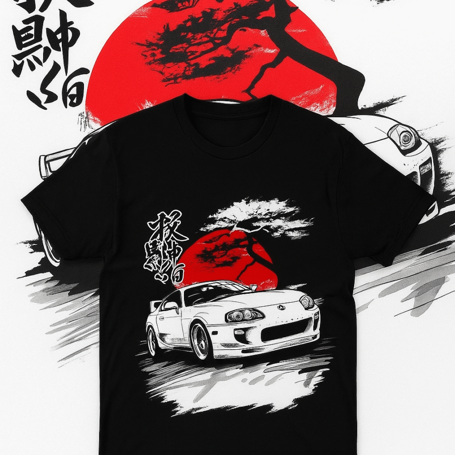 JDM Supra Drift T-Shirt – Japanese Street Racing Car Tee