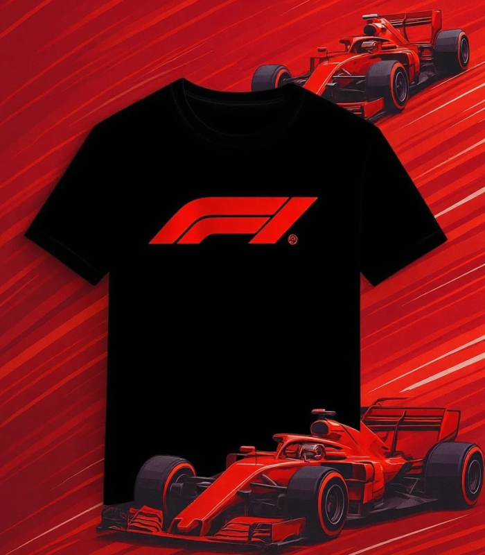 Formula 1 Logo Black T-Shirt