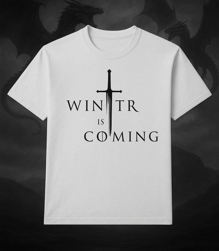 Winter is Coming Graphic T-Shirt – Game of Thrones Inspired Tee