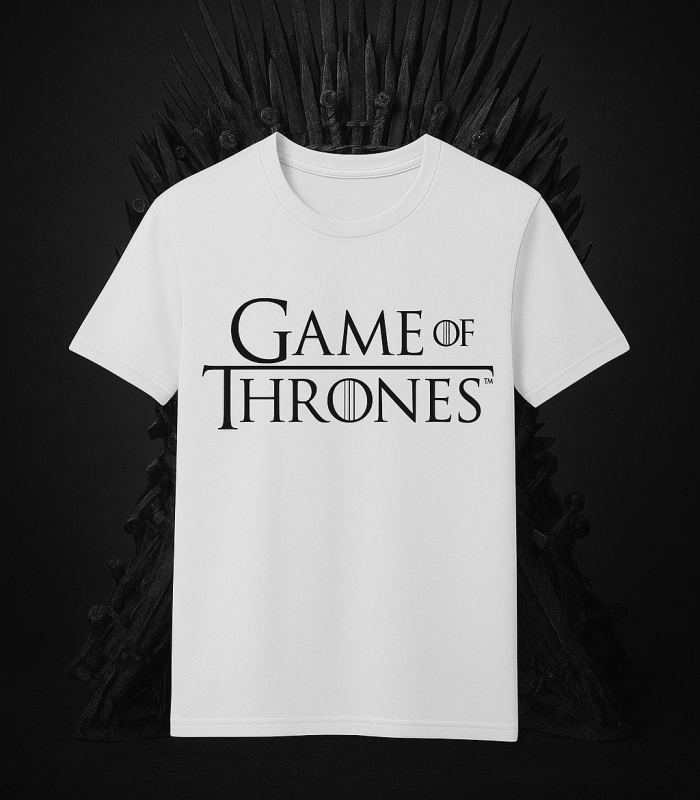 Game of Thrones™ Official Logo White Unisex T-Shirt