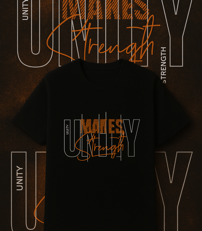 Unity Honesty Strength Graphic T-Shirt