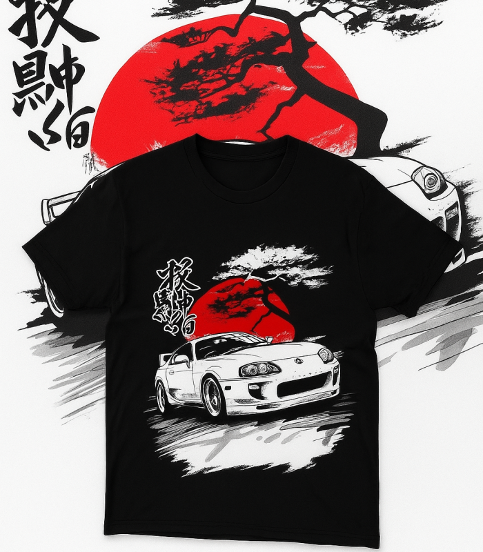 JDM Supra Drift T-Shirt – Japanese Street Racing Car Tee